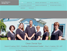 Tablet Screenshot of coatneydentistry-massage.com